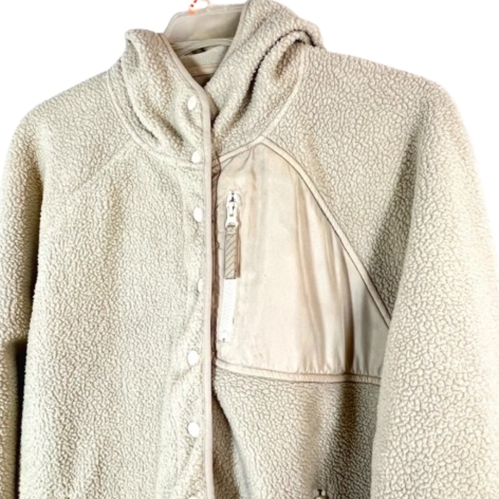 Billabong Adventure Division Hoodie Sherpa Jacket Women's Large EUC - Picture 2 of 8